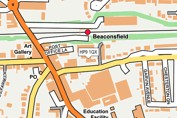 HP9 1QX map - OS OpenMap – Local (Ordnance Survey)
