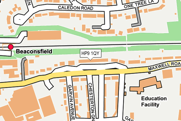 HP9 1QY map - OS OpenMap – Local (Ordnance Survey) HP9 1QY map - OS OpenMap – Local (Ordnance Survey)