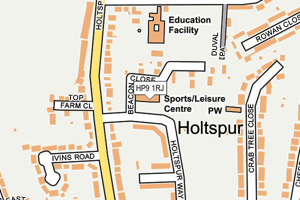 HP9 1RJ map - OS OpenMap – Local (Ordnance Survey) HP9 1RJ map - OS OpenMap – Local (Ordnance Survey)