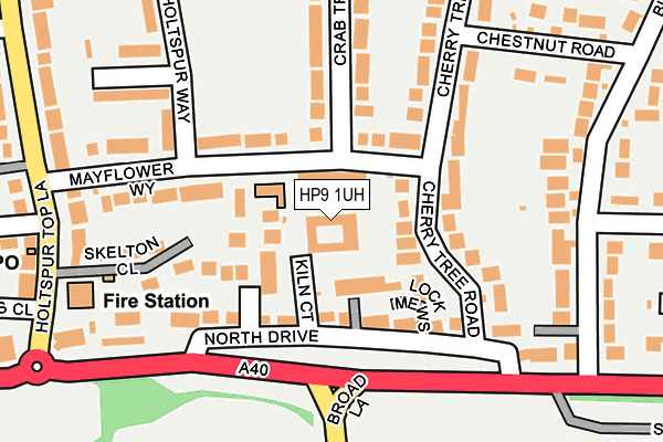 HP9 1UH map - OS OpenMap – Local (Ordnance Survey) HP9 1UH map - OS OpenMap – Local (Ordnance Survey)