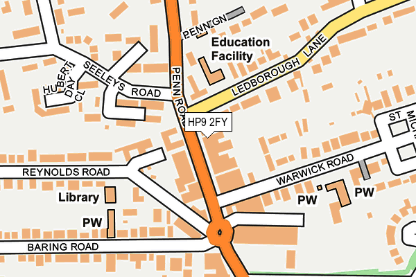 HP9 2FY map - OS OpenMap – Local (Ordnance Survey) HP9 2FY map - OS OpenMap – Local (Ordnance Survey)