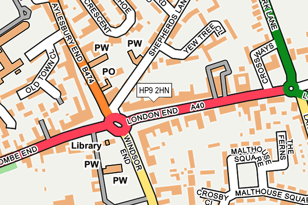 HP9 2HN map - OS OpenMap – Local (Ordnance Survey) HP9 2HN map - OS OpenMap – Local (Ordnance Survey)