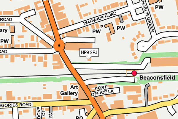HP9 2PJ map - OS OpenMap – Local (Ordnance Survey) HP9 2PJ map - OS OpenMap – Local (Ordnance Survey)