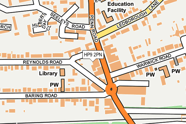 HP9 2PN map - OS OpenMap – Local (Ordnance Survey) HP9 2PN map - OS OpenMap – Local (Ordnance Survey)