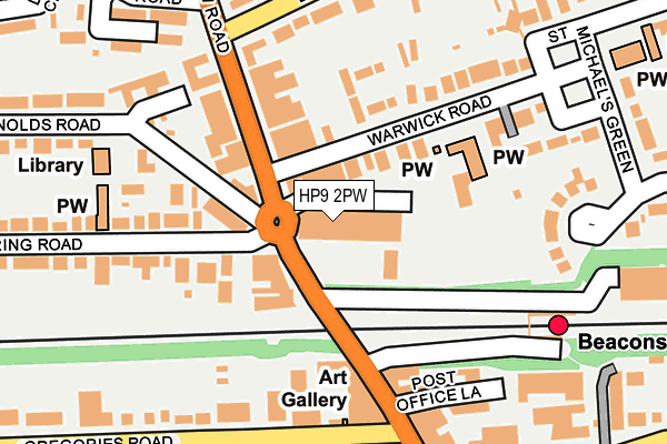 HP9 2PW map - OS OpenMap – Local (Ordnance Survey) HP9 2PW map - OS OpenMap – Local (Ordnance Survey)