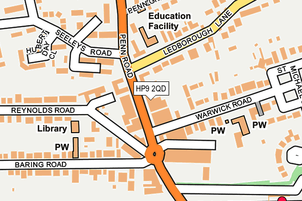 HP9 2QD map - OS OpenMap – Local (Ordnance Survey) HP9 2QD map - OS OpenMap – Local (Ordnance Survey)