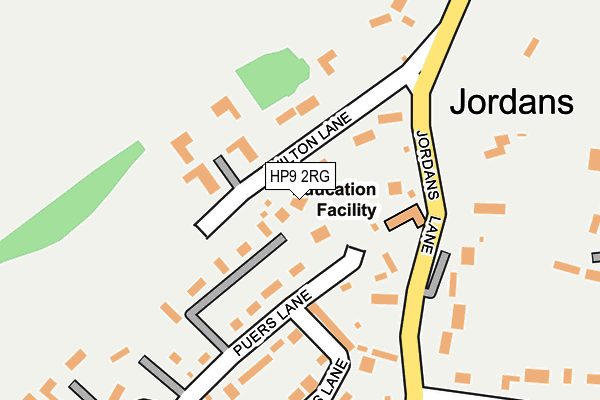 HP9 2RG map - OS OpenMap – Local (Ordnance Survey) HP9 2RG map - OS OpenMap – Local (Ordnance Survey)