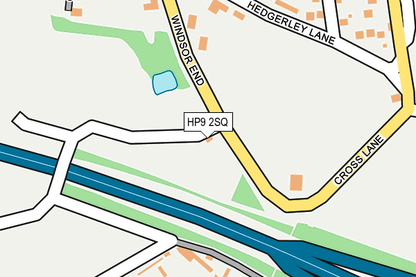 HP9 2SQ map - OS OpenMap – Local (Ordnance Survey) HP9 2SQ map - OS OpenMap – Local (Ordnance Survey)
