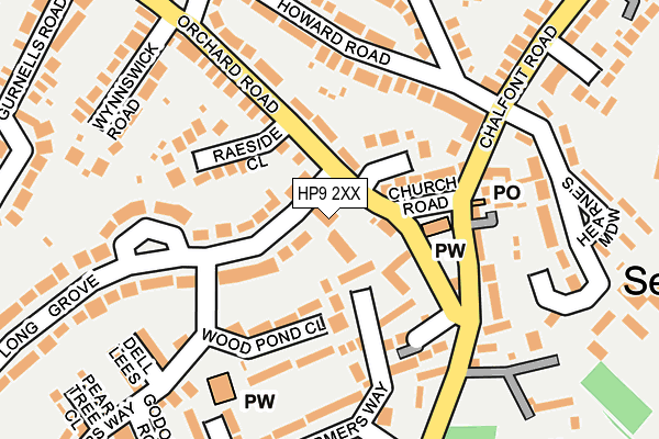 HP9 2XX map - OS OpenMap – Local (Ordnance Survey) HP9 2XX map - OS OpenMap – Local (Ordnance Survey)