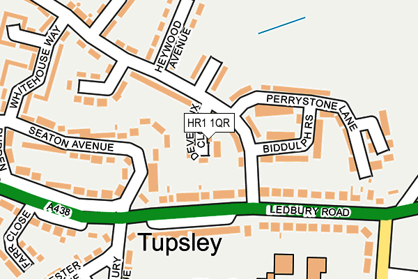 HR1 1QR map - OS OpenMap – Local (Ordnance Survey) HR1 1QR map - OS OpenMap – Local (Ordnance Survey)