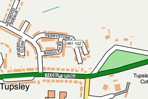 HR1 1QZ map - OS OpenMap – Local (Ordnance Survey) HR1 1QZ map - OS OpenMap – Local (Ordnance Survey)