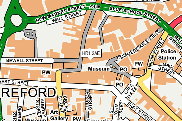 HR1 2AE map - OS OpenMap – Local (Ordnance Survey) HR1 2AE map - OS OpenMap – Local (Ordnance Survey)