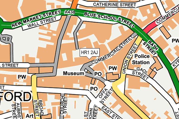 HR1 2AJ map - OS OpenMap – Local (Ordnance Survey) HR1 2AJ map - OS OpenMap – Local (Ordnance Survey)
