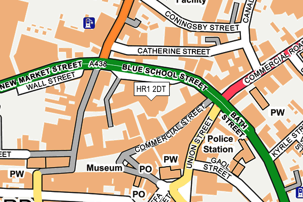HR1 2DT map - OS OpenMap – Local (Ordnance Survey) HR1 2DT map - OS OpenMap – Local (Ordnance Survey)