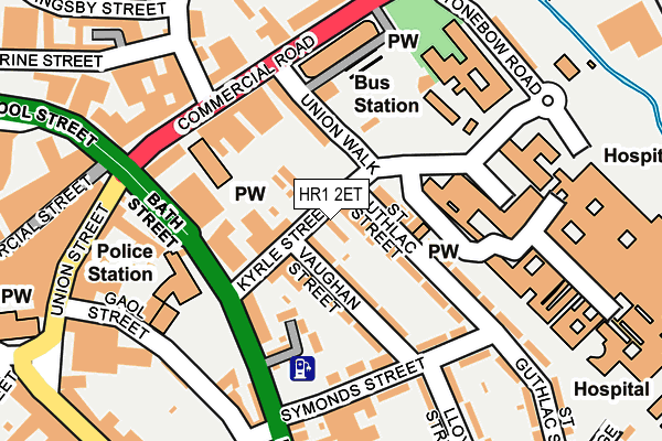 HR1 2ET map - OS OpenMap – Local (Ordnance Survey) HR1 2ET map - OS OpenMap – Local (Ordnance Survey)