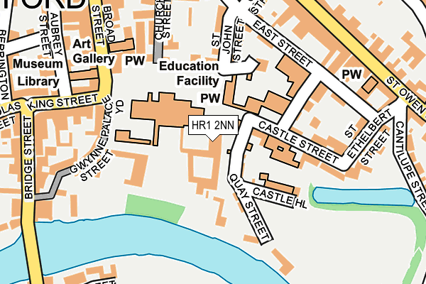 HR1 2NN map - OS OpenMap – Local (Ordnance Survey) HR1 2NN map - OS OpenMap – Local (Ordnance Survey)