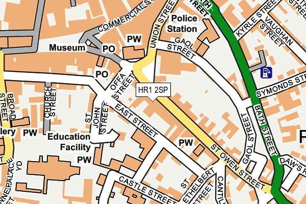 HR1 2SP map - OS OpenMap – Local (Ordnance Survey) HR1 2SP map - OS OpenMap – Local (Ordnance Survey)