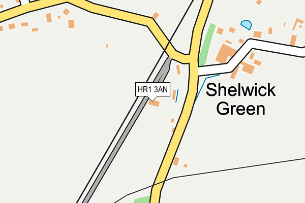 HR1 3AN map - OS OpenMap – Local (Ordnance Survey) HR1 3AN map - OS OpenMap – Local (Ordnance Survey)