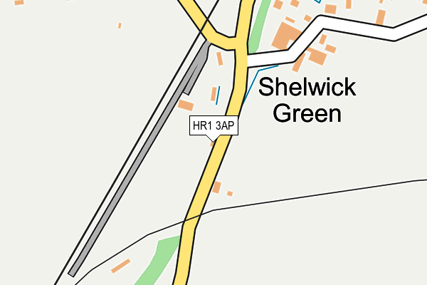HR1 3AP map - OS OpenMap – Local (Ordnance Survey)