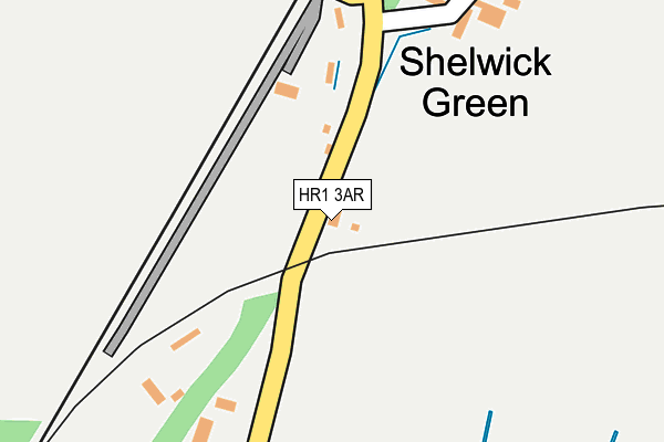 HR1 3AR map - OS OpenMap – Local (Ordnance Survey) HR1 3AR map - OS OpenMap – Local (Ordnance Survey)