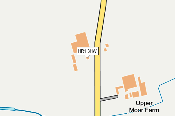 HR1 3HW map - OS OpenMap – Local (Ordnance Survey) HR1 3HW map - OS OpenMap – Local (Ordnance Survey)