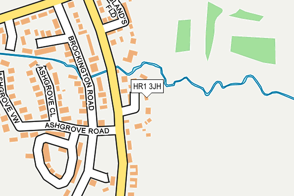 HR1 3JH map - OS OpenMap – Local (Ordnance Survey) HR1 3JH map - OS OpenMap – Local (Ordnance Survey)