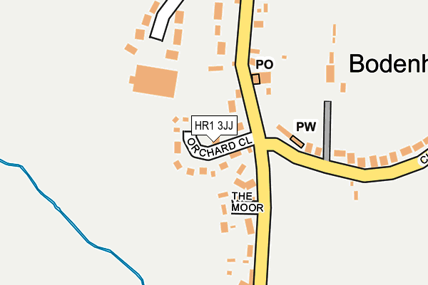 HR1 3JJ map - OS OpenMap – Local (Ordnance Survey) HR1 3JJ map - OS OpenMap – Local (Ordnance Survey)