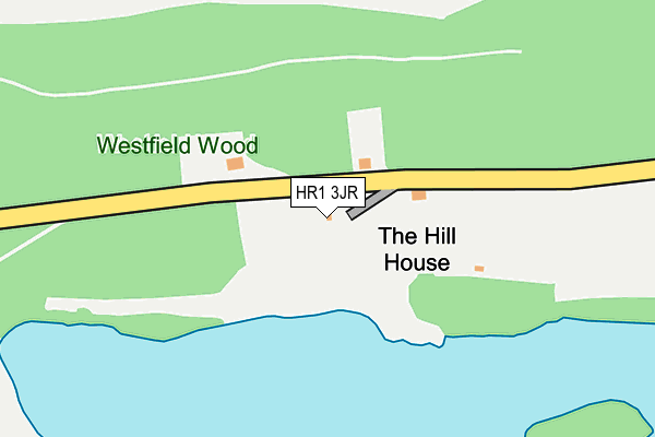 HR1 3JR map - OS OpenMap – Local (Ordnance Survey) HR1 3JR map - OS OpenMap – Local (Ordnance Survey)