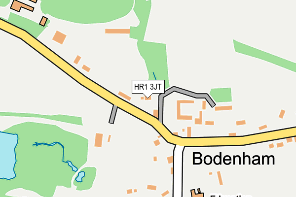 HR1 3JT map - OS OpenMap – Local (Ordnance Survey) HR1 3JT map - OS OpenMap – Local (Ordnance Survey)