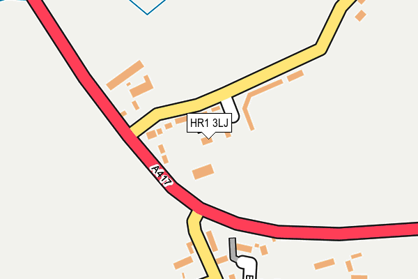 HR1 3LJ map - OS OpenMap – Local (Ordnance Survey) HR1 3LJ map - OS OpenMap – Local (Ordnance Survey)