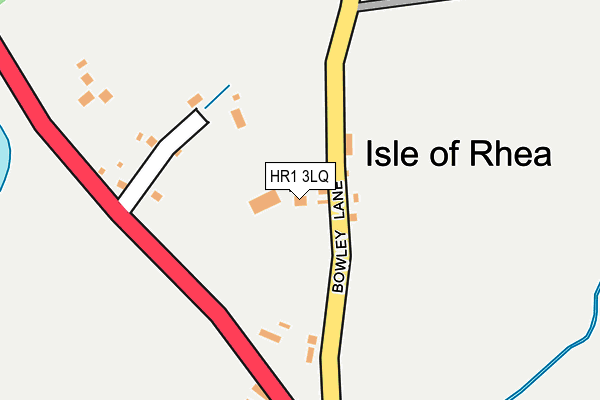 HR1 3LQ map - OS OpenMap – Local (Ordnance Survey) HR1 3LQ map - OS OpenMap – Local (Ordnance Survey)