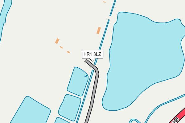 HR1 3LZ map - OS OpenMap – Local (Ordnance Survey) HR1 3LZ map - OS OpenMap – Local (Ordnance Survey)