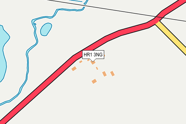 HR1 3NG map - OS OpenMap – Local (Ordnance Survey)