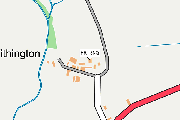 HR1 3NQ map - OS OpenMap – Local (Ordnance Survey)
