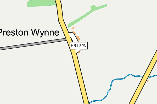 HR1 3PA map - OS OpenMap – Local (Ordnance Survey) HR1 3PA map - OS OpenMap – Local (Ordnance Survey)