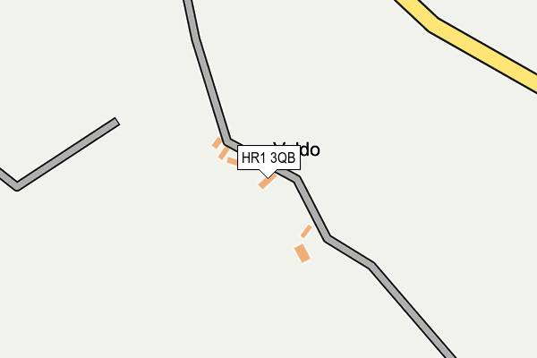 HR1 3QB map - OS OpenMap – Local (Ordnance Survey) HR1 3QB map - OS OpenMap – Local (Ordnance Survey)