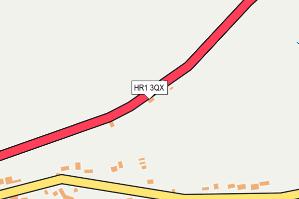 HR1 3QX map - OS OpenMap – Local (Ordnance Survey)
