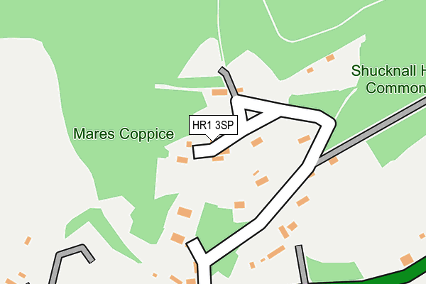 HR1 3SP map - OS OpenMap – Local (Ordnance Survey) HR1 3SP map - OS OpenMap – Local (Ordnance Survey)