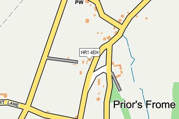 HR1 4EH map - OS OpenMap – Local (Ordnance Survey) HR1 4EH map - OS OpenMap – Local (Ordnance Survey)