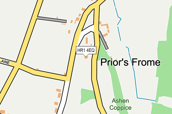 HR1 4EQ map - OS OpenMap – Local (Ordnance Survey) HR1 4EQ map - OS OpenMap – Local (Ordnance Survey)