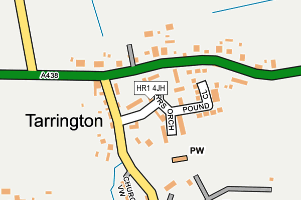 HR1 4JH map - OS OpenMap – Local (Ordnance Survey) HR1 4JH map - OS OpenMap – Local (Ordnance Survey)