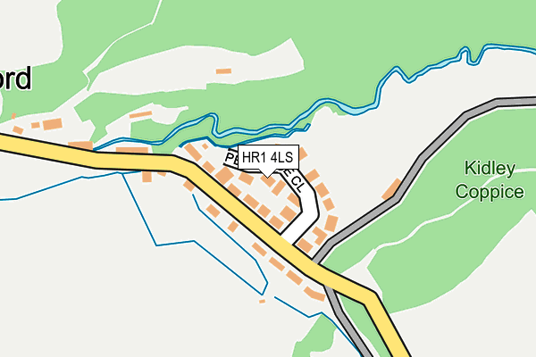 HR1 4LS map - OS OpenMap – Local (Ordnance Survey)