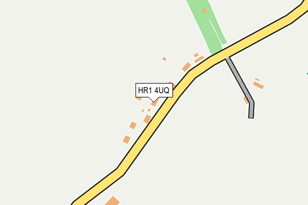 HR1 4UQ map - OS OpenMap – Local (Ordnance Survey) HR1 4UQ map - OS OpenMap – Local (Ordnance Survey)
