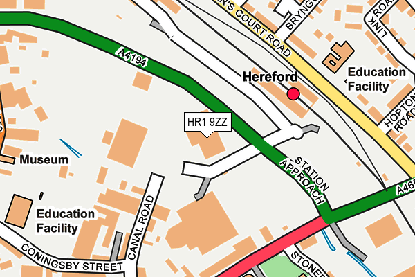 HR1 9ZZ map - OS OpenMap – Local (Ordnance Survey) HR1 9ZZ map - OS OpenMap – Local (Ordnance Survey)