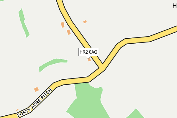 HR2 0AQ map - OS OpenMap – Local (Ordnance Survey) HR2 0AQ map - OS OpenMap – Local (Ordnance Survey)