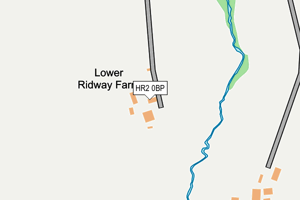 HR2 0BP map - OS OpenMap – Local (Ordnance Survey) HR2 0BP map - OS OpenMap – Local (Ordnance Survey)