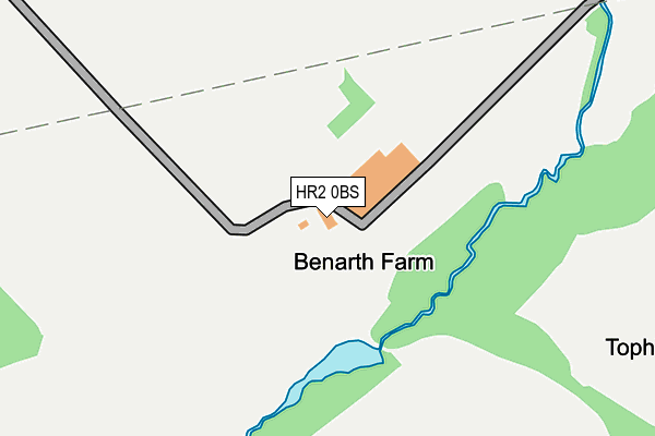 HR2 0BS map - OS OpenMap – Local (Ordnance Survey) HR2 0BS map - OS OpenMap – Local (Ordnance Survey)