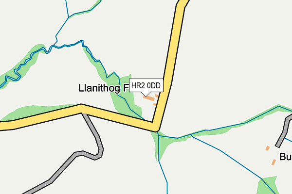 HR2 0DD map - OS OpenMap – Local (Ordnance Survey) HR2 0DD map - OS OpenMap – Local (Ordnance Survey)