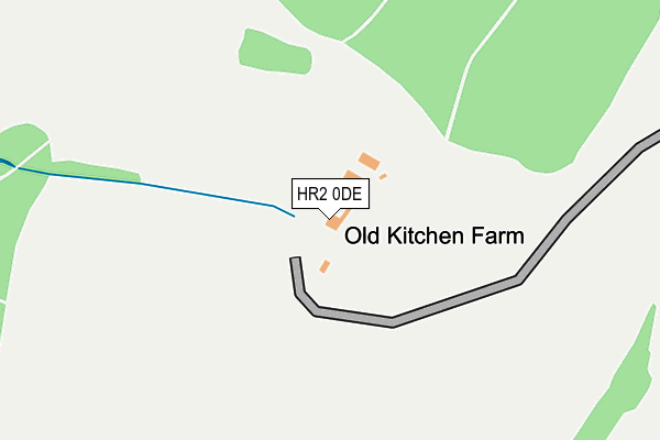 HR2 0DE map - OS OpenMap – Local (Ordnance Survey) HR2 0DE map - OS OpenMap – Local (Ordnance Survey)