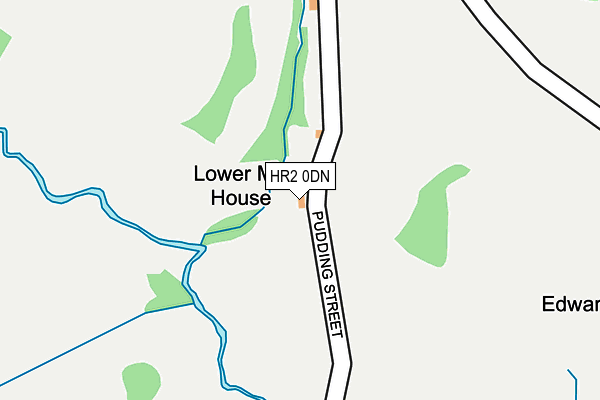 HR2 0DN map - OS OpenMap – Local (Ordnance Survey) HR2 0DN map - OS OpenMap – Local (Ordnance Survey)
